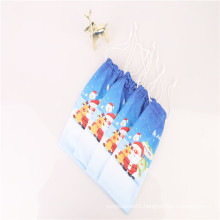 Custom Hot Silk Printed Sunglasses Pouch Christmas Colorful Dustproof Soft Bag